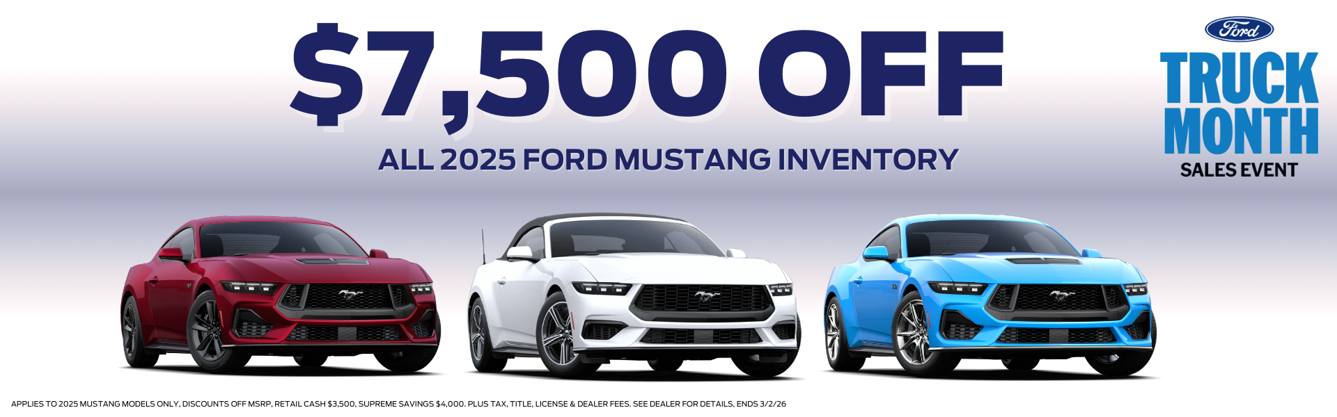 All 2025 Ford Mustang Inventory