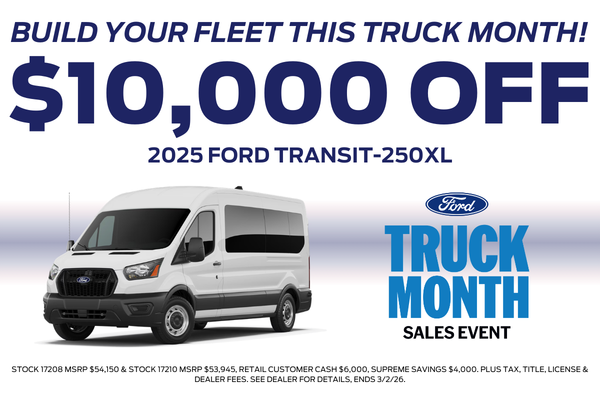 Build Your Fleet This Truck Month!