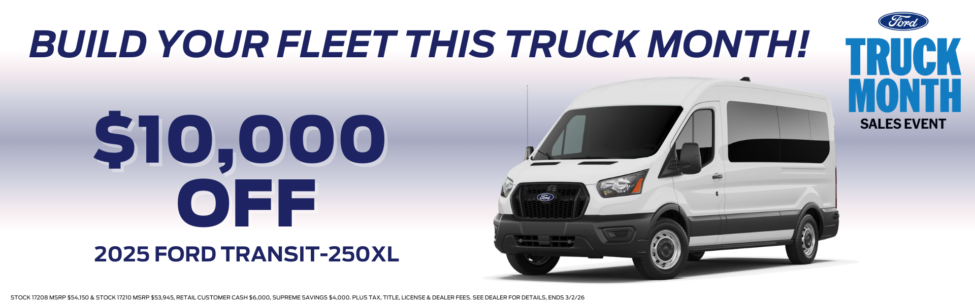 Build Your Fleet This Truck Month!